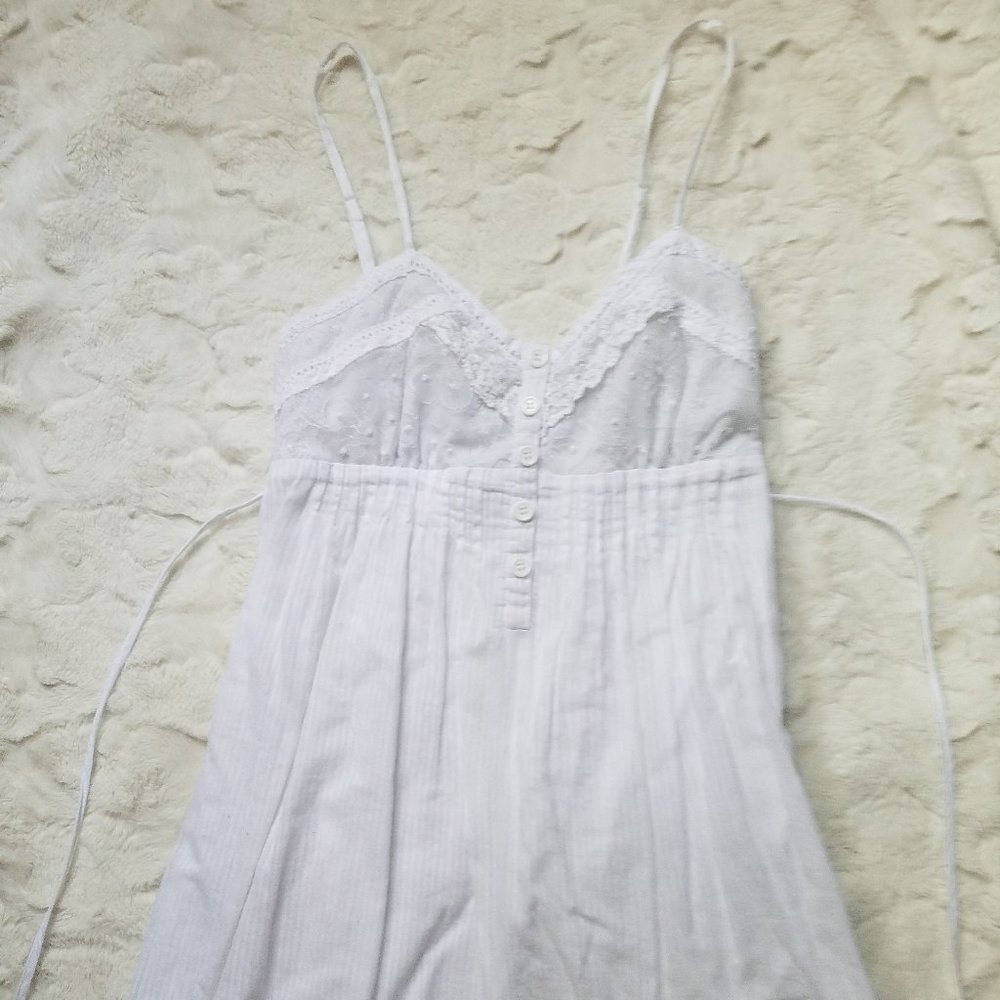 White spaghetti strap top